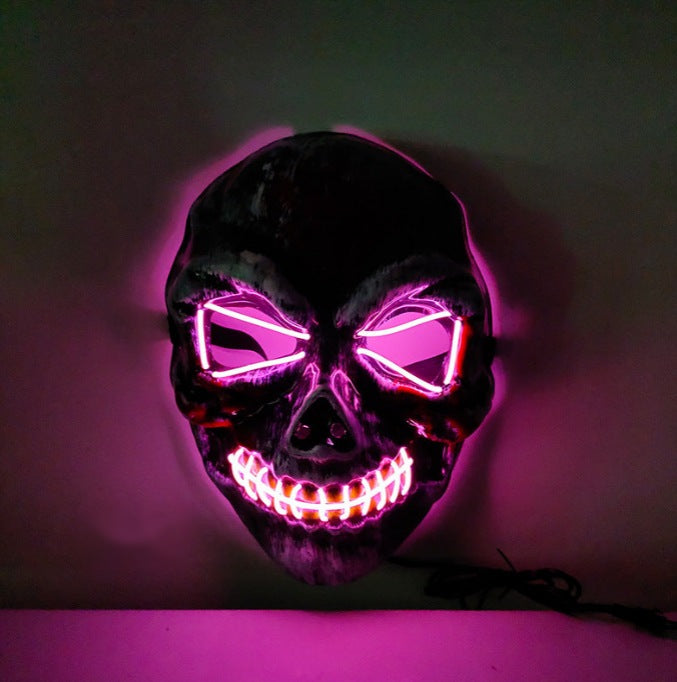 Halloween Horror Skull Led Luminous Mask