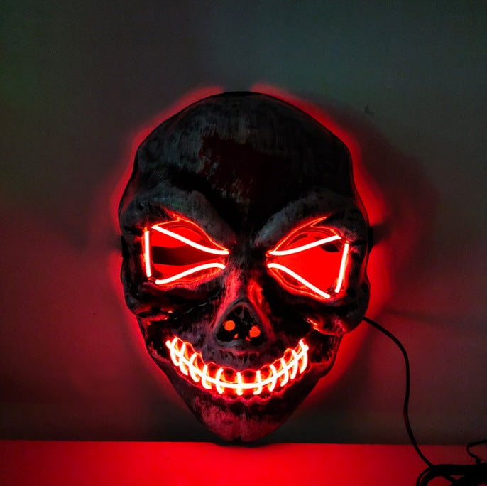 Halloween Horror Skull Led Luminous Mask
